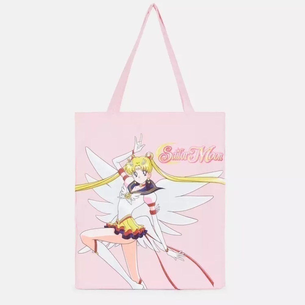 Bioworld : Sailor Moon Pink Canvas Tote Bag | NWT | Limited Edition 💖 - Picture 6 of 6
